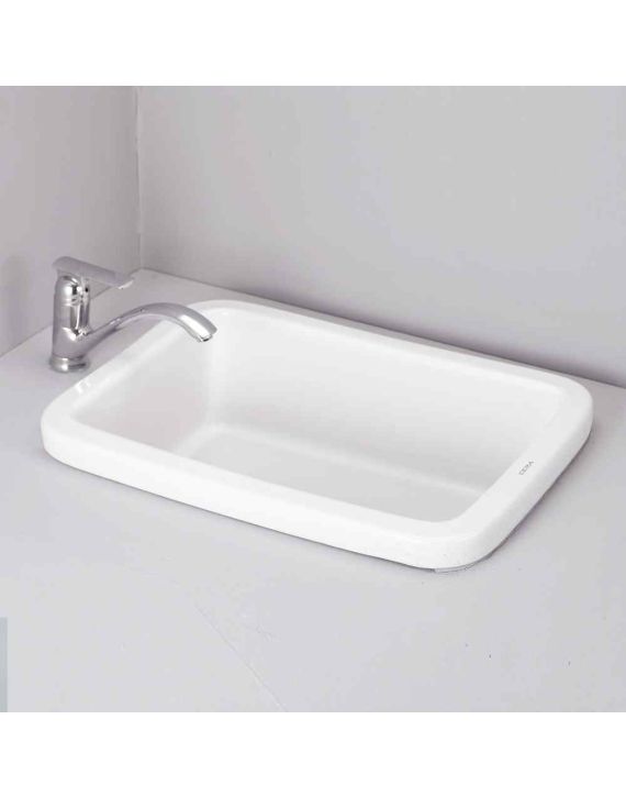 Cera Cater Snow White Ceramic Sink 660X460X200mm-S6010102