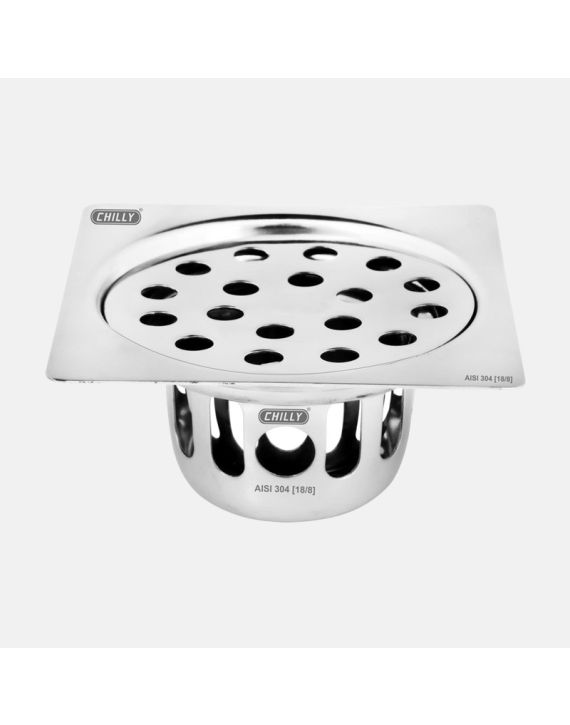 Chilly Vintage Gloss Finish 76X76mm Square Flat Cut Cockroach Trap CCT-SFC-76