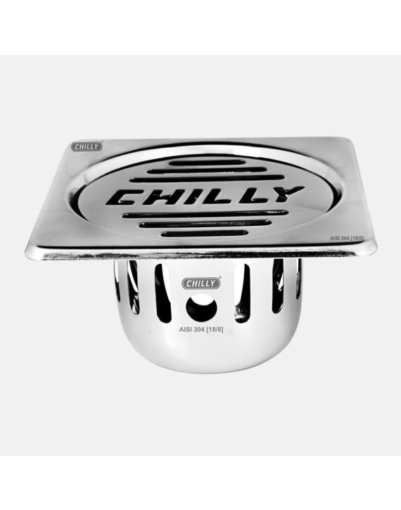 Chilly Vintage Matt Finish 129x129mm Square Signature Design Cockroach Trap Drain CCT-SSD-129