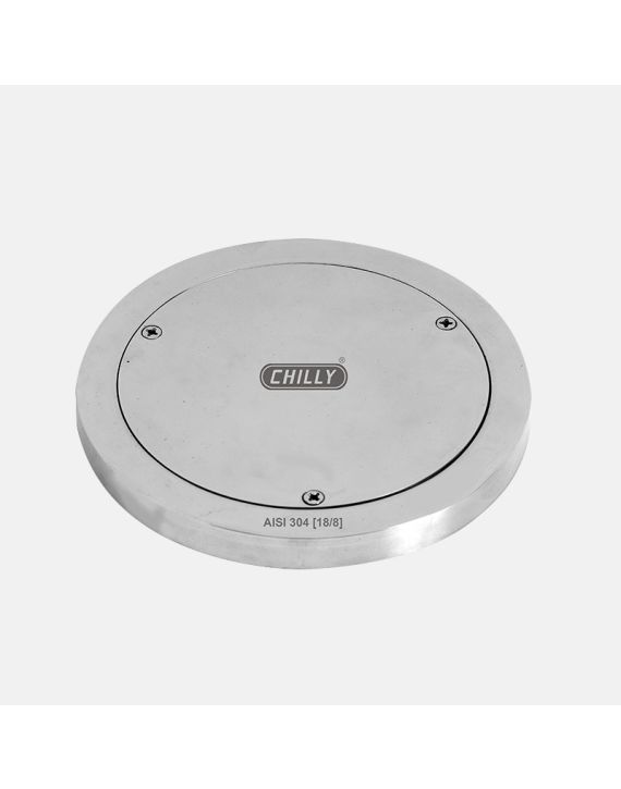 Chilly Cleanout Matt Round Heavy Traffic Floor Drain Cover CO-RHT-125