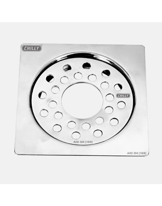 Chilly Convertible Matt Finish 101x101mm Square Gypsy Flat Cut Ring Grating CRG-SGFC-101