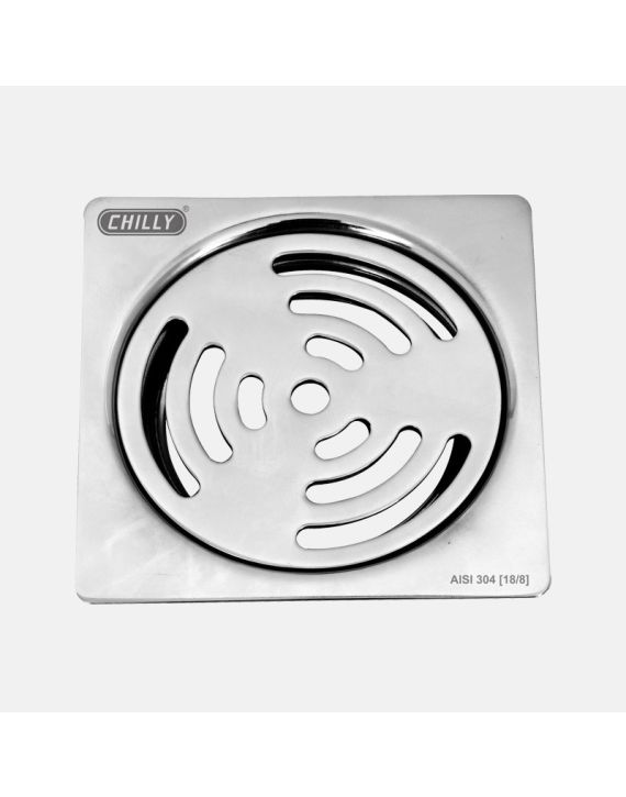 Chilly Convertible Matt Finish 76x76mm Square Ringo Design Flat Cut Ring Grating CRG-SRDFC-76