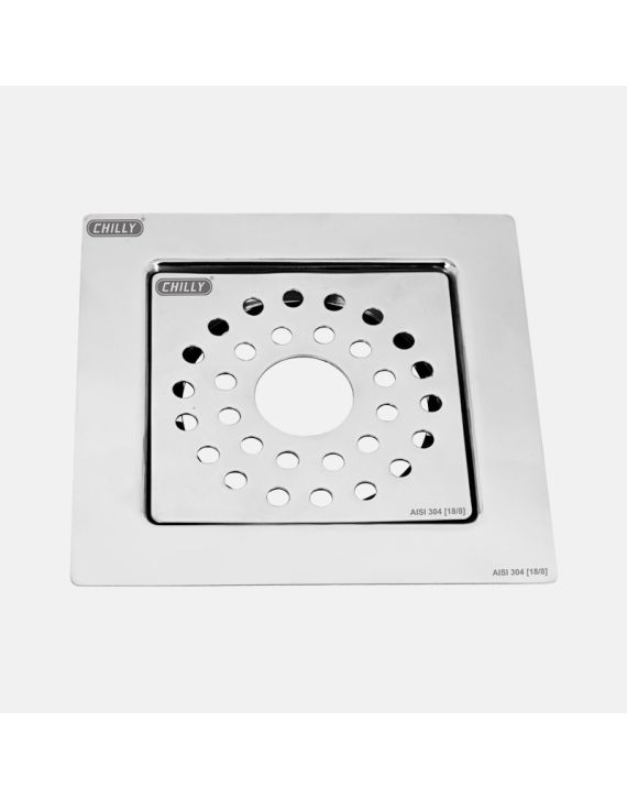 Chilly Convertible Matt Finish 153x153mm Square Gypsy Flat Cut Ring Grating CRG-SSGFC-153