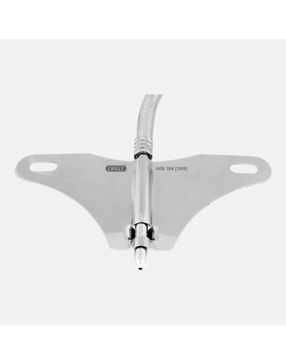 Chilly Gloss Finish 206mm Toilet Seat Jet Spray Butterfly With 1.5 Mtr CP Tube TSJS-BCP-150