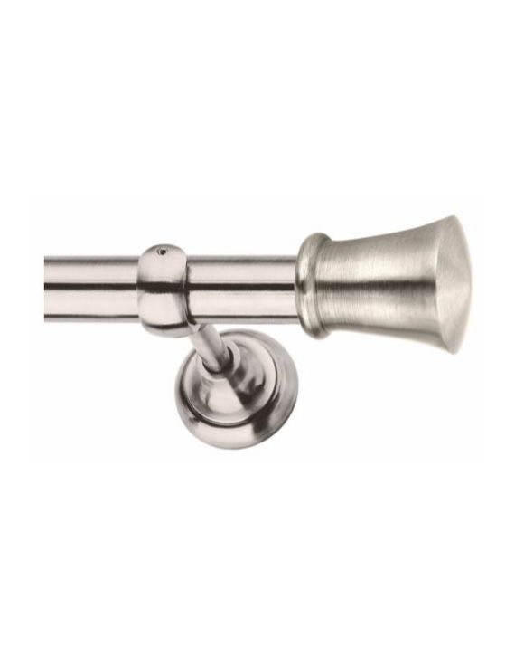 Chitra Harry Satin Silver Finish Aluminium Alloy Finial Curtain Holder Chitra-Harry-SS