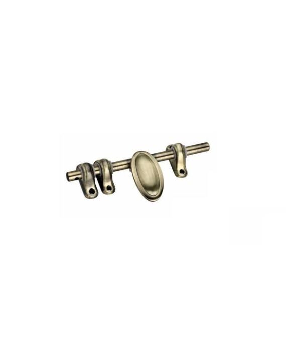 Chitra Bascon Zinc Latch (SS Rod) Door Fitting - ZL-02-12-10IN-AB