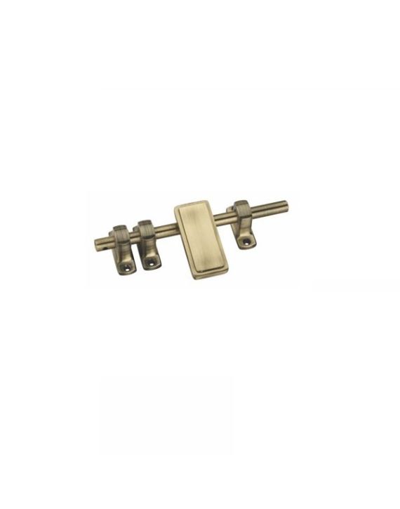 Chitra Dice Zinc Latch (SS Rod) Door Fitting - ZL-09-12-12IN-AB