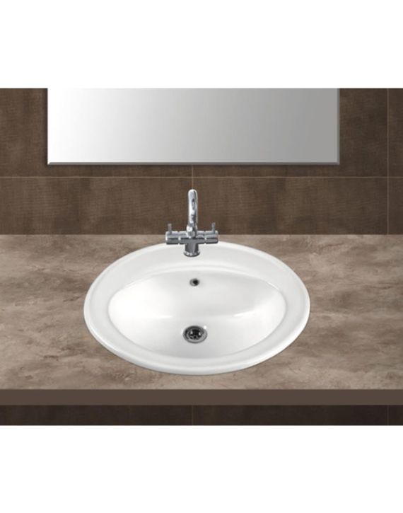 Jaaz Phoenix 410x320mm White Counter Basin 