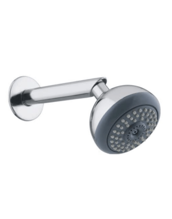 Carnival ABS Bend Grey 4Inch Overhead Shower With Arm