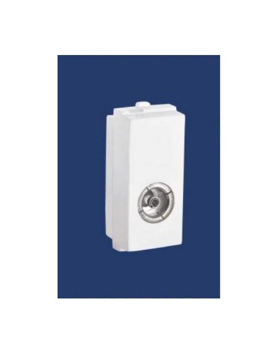 Cona Platinum White TV Antenna Socket 14106