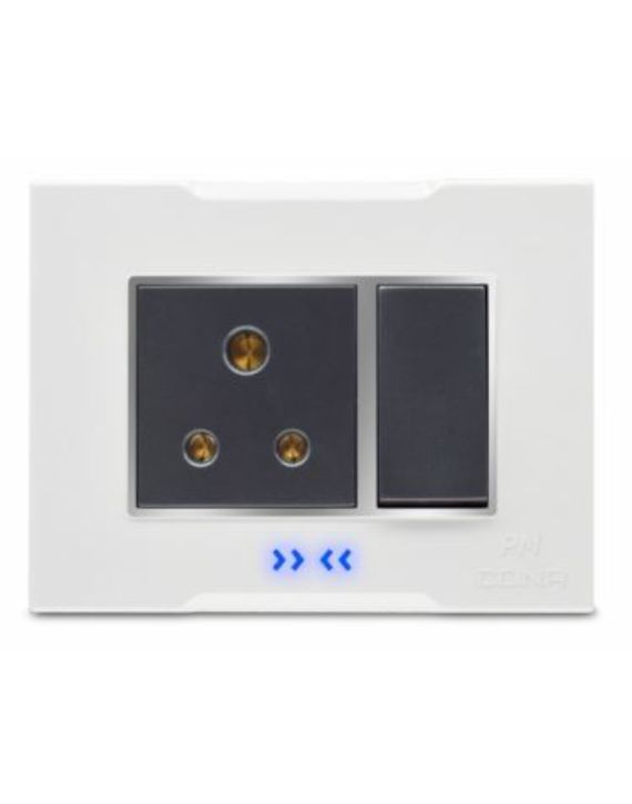 Cona Estella White Base Cover Plate 3m Module Cona-18503