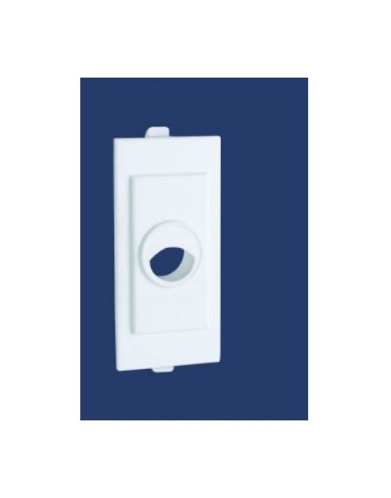 Cona Status Snow White Cord Outlet with Grip 9361