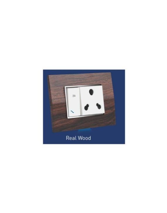Cona Platinum 2m Real Wood Modular Switch-14402