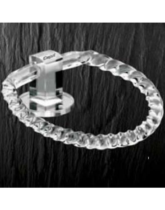 Capri Acrylic Crystal Towel Ring-AC-120