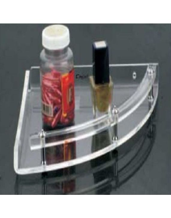 Capri Acrylic 8x8Inch Corner Shelf-AC101B