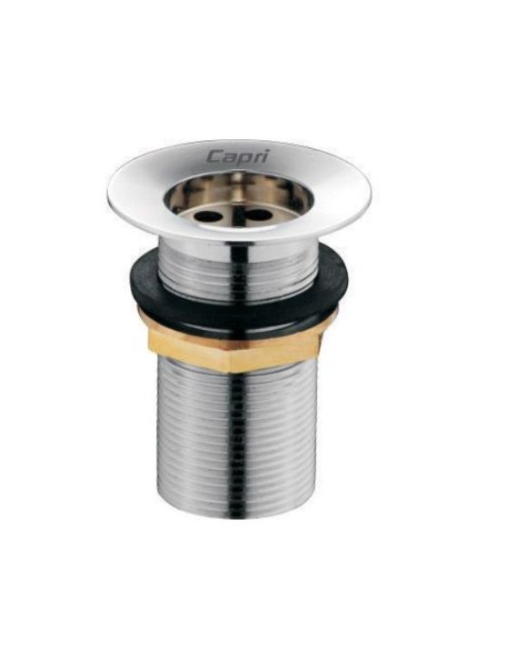 Capri 1 1/4x3Inch Silver Full Thread Chrome Plated Waste Coupling-AL-01-FT