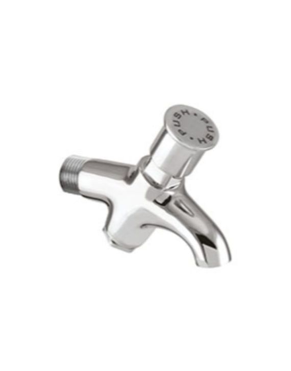 Capri Chrome Plated Big Push Cock-AL-37