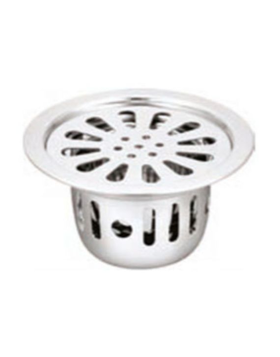 Capri Figo Plain 5Inch Stainless Steel Round Anti Cockroach Jali-GR-1693