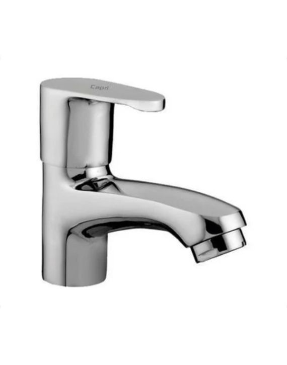 Capri Vintage Silver Short Body Pillar Cock-VT-3002