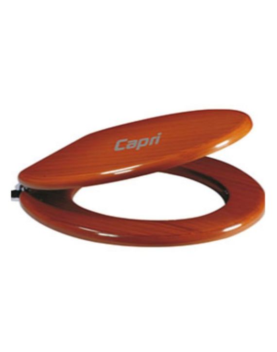 Capri Cardif EWC Wooden Toilet Seat Cover-WA-2003