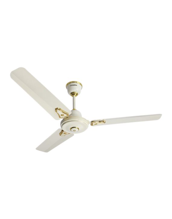 Crompton Greaves HS Decor Plus 1200mm Energy Efficient Ceiling Fan-53W-370rpm-Ivory-HSDCR-PLS-IVBR