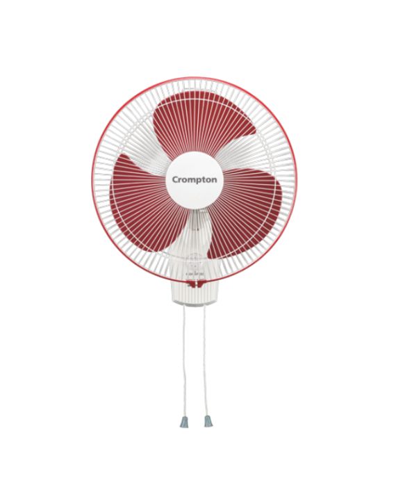 Crompton Greaves High Speed 400mm Wall Mounted Fan-105W-2100rpm-Red-HSWMF400CR