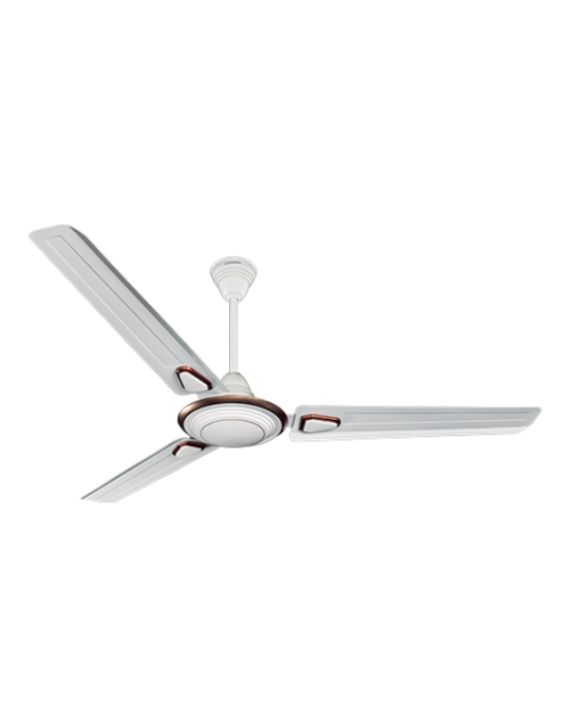 Crompton Greaves Super Briz Deco 1400mm Basic Ceiling Fan-80W-300rpm-Smoked Brown-SBRZD-SMK-BR-14