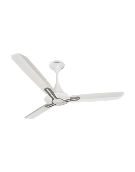 Crompton Greaves Splitz 1200mm Designer Ceiling Fan-77W-370rpm-Silver White-SPLITZ1200SW