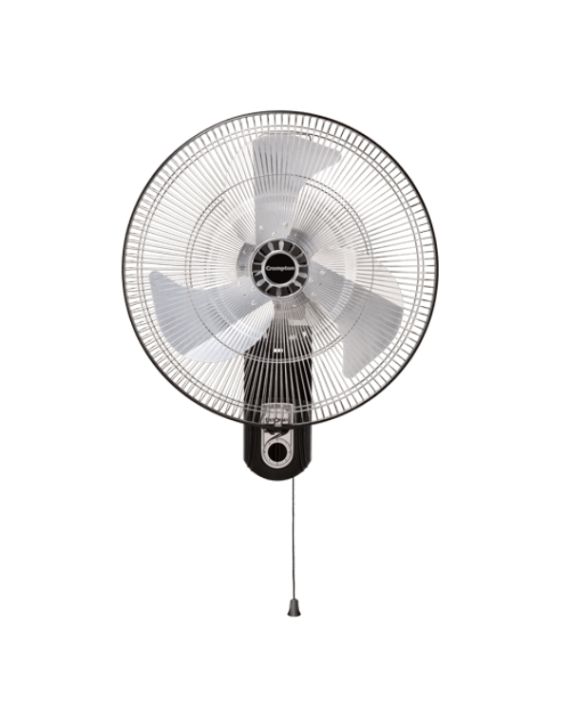 Crompton Greaves SStorm2 450mm Wall Mounted Fan-90W-1350rpm-Black-SS2WMF450SB