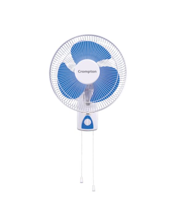 Crompton Greaves Wind Flo High Speed 300mm Wall Mounted Fan-80W-2100rpm-White-WFHSWMF300W