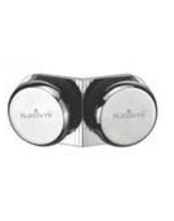 De Klazovyn Premium Round Stainless Steel 135 Degree Glass To Glass Connector-KGC-22