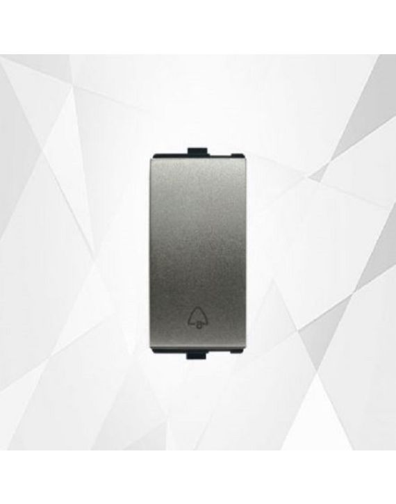 Diamond Carissa Glossy White 10A Bell Push-CR004