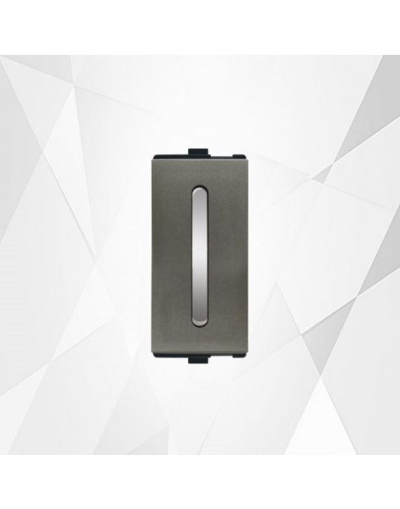 Diamond Edge Glossy White 10A 1 Way Switch-ED001