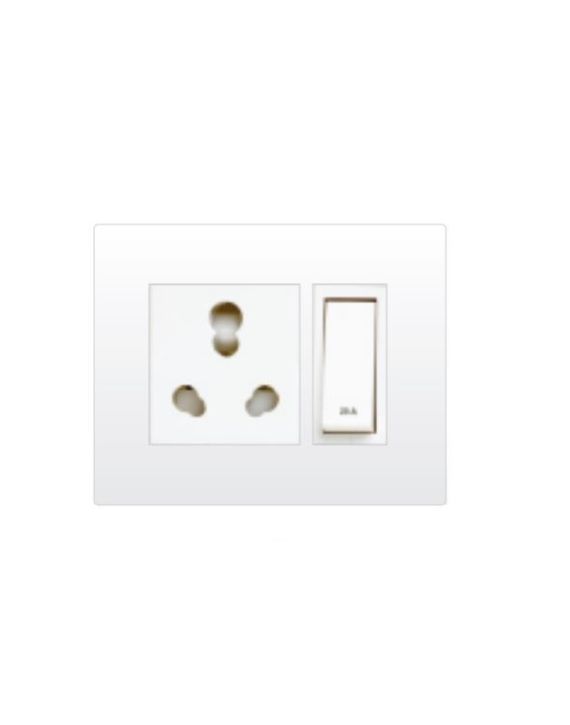 Diamond Innova Glossy White 1M Modular With Base Plate-INP01