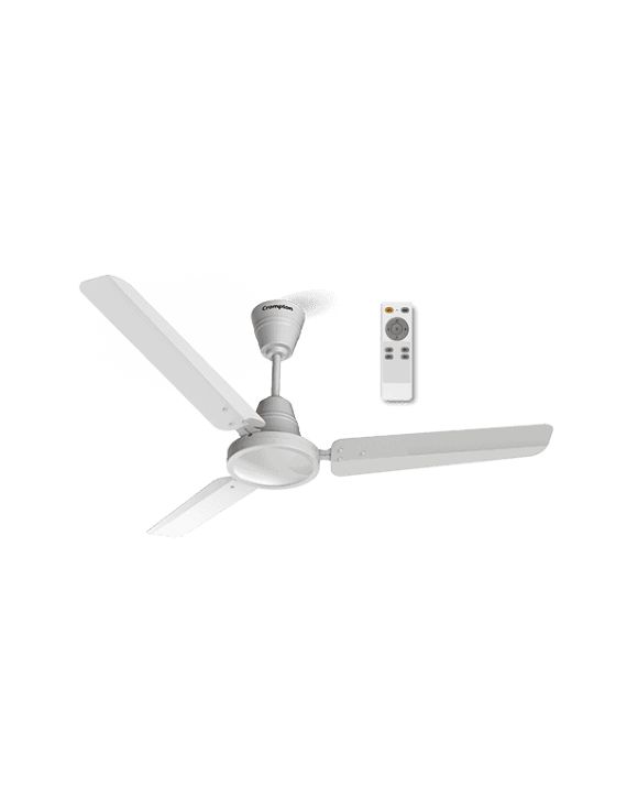 Crompton Energion 1200mm Opal White HS Energy Efficient BLDC Ceiling Fan with Remote 