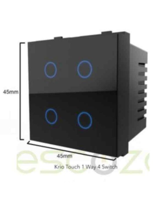 Escozor 6A Touch Switch And Regulator Fan Module With Inbuilt 8 Step Speed Control