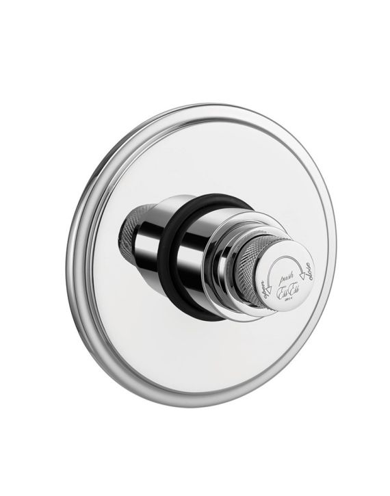 ESS ESS Dual Flush Valve with Round Plate - E-251C-Rail