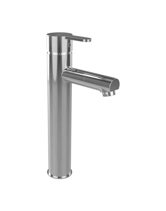 Cera Victor Single Lever Basin Mixer with 12.5Inch Long Extended Body & Long Braided Connection Pipe-F1015452