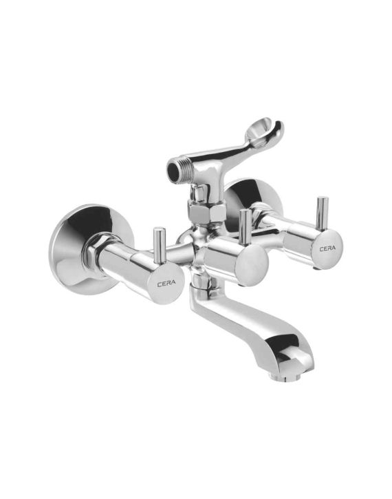 Cera Garnet Wall Mixer with Telephonic Shower Arrangement-F2002404