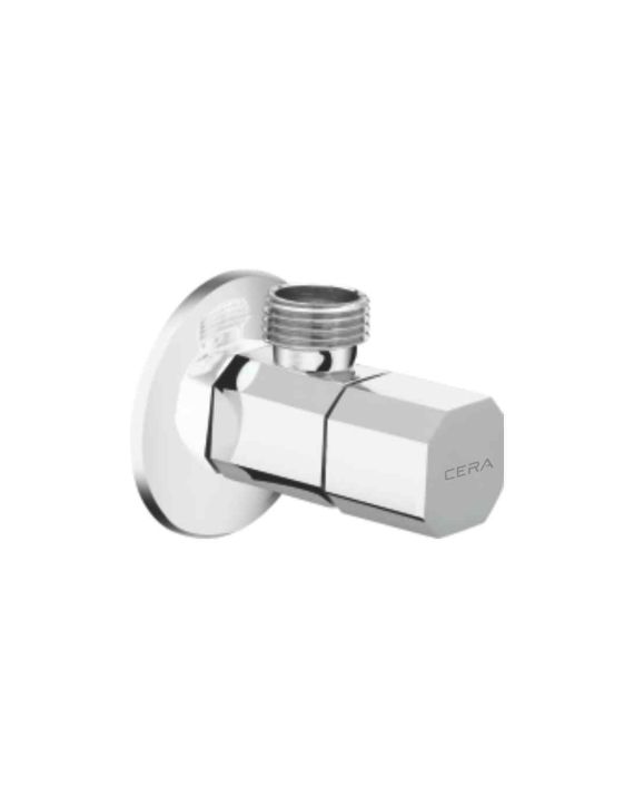 Cera Angle Cock With Wall Flange-Chrome-F8040201