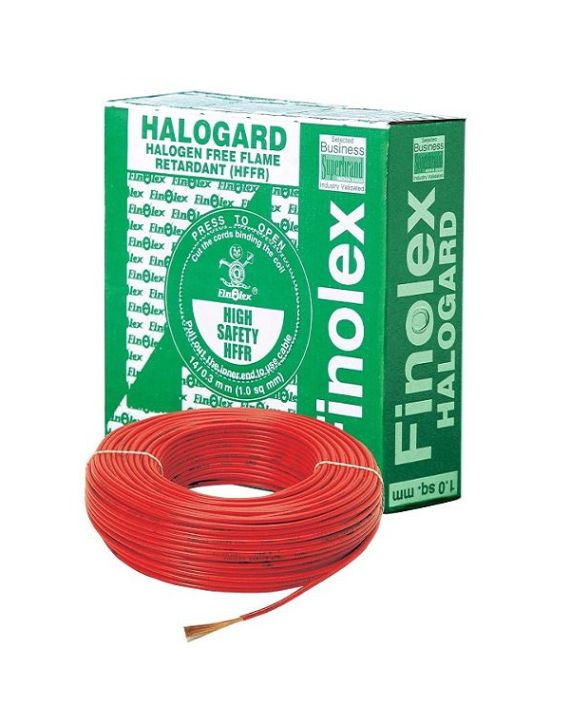 Finolex Red 4.00 sq mm Halogen Free Flame Retardant Project Packing Home Cable-10406016