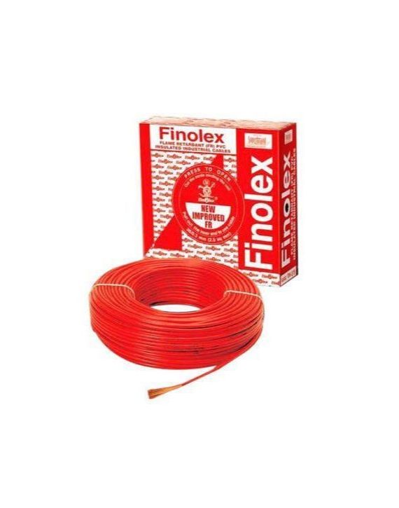 Finolex Red 1.00 sq mm 100mtr FR PVC Insulated Single Core Unsheathed Flexible Cable 14003