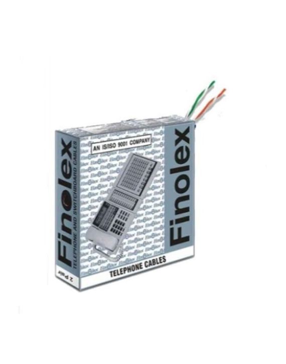 Finolex Grey 0.5mm 2 Pair PE Insulated Telephone Cable-31050023