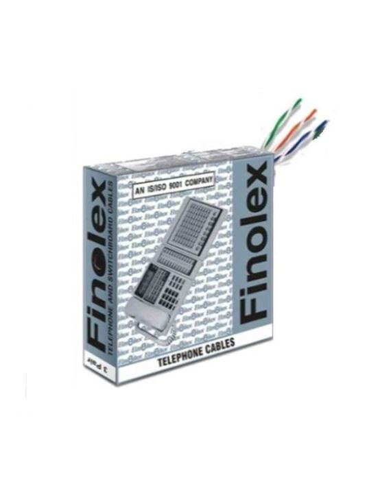 Finolex Grey 0.5mm 3 Pair PE Insulated Telephone Cable-31050033