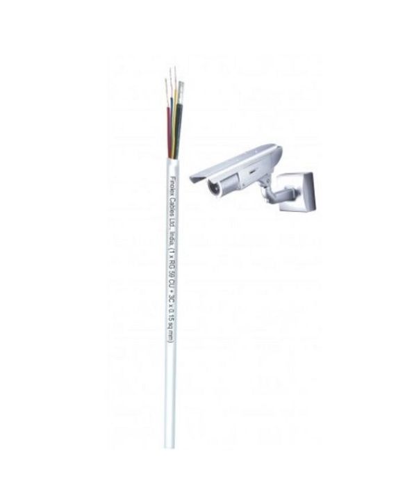 Finolex White RG59 JF X1 One Plus Three 90mtr CCTV Cable-65913013