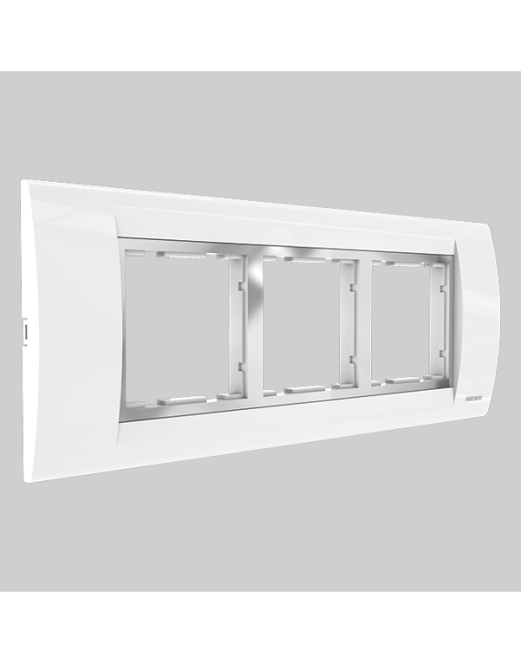 Girish Glisten 3X8 Inch 6 Modular Plate - G 3743 - Teak Wood