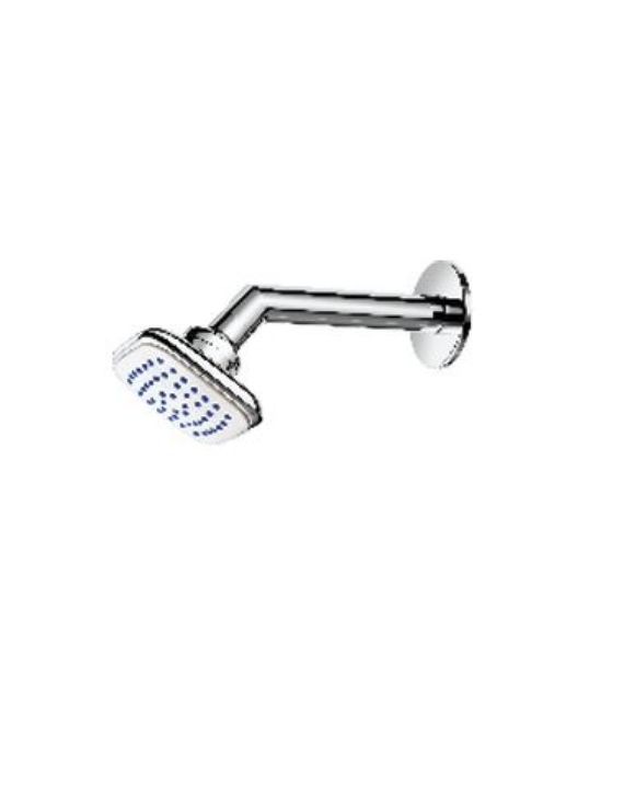 Ganga Galaxy Chrome Finish 7Inch Oval SS Heavy Shower Arm Ganga-6008