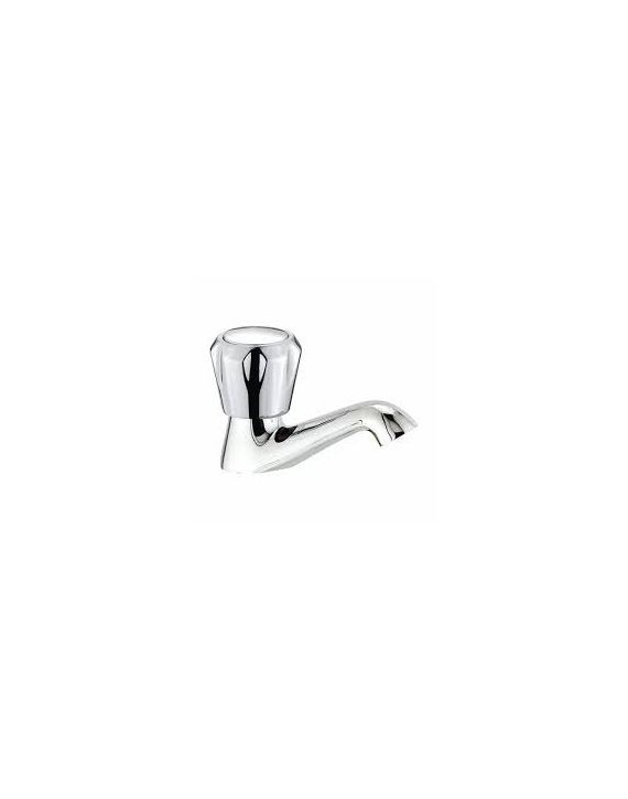 Glude Classic Chrome Finish Short Body Pillar Cock Glude-CLA-PC
