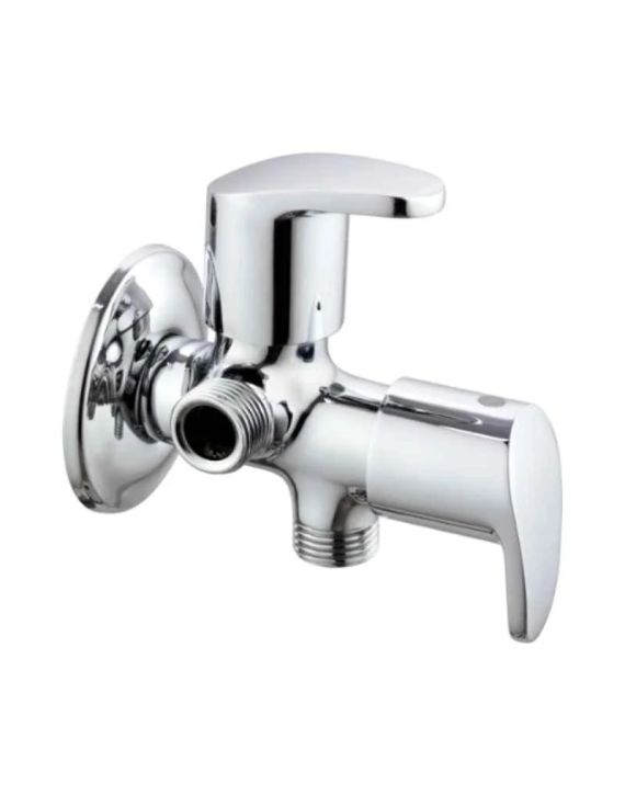 Glude Reno Chrome Finish 2-In-1 Angle Cock Glude-RENO-2-1-AC