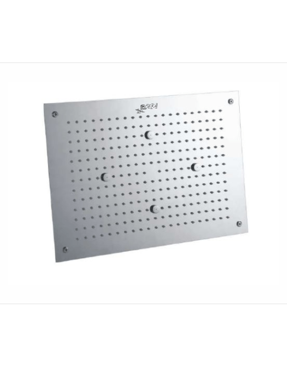 Goeka 19x13Inch Mirror Finish Ceiling Rain Shower 2 Function SS 304 Mirror Finish 8276